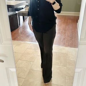 Banana Republic Brown Pinstripe Pants